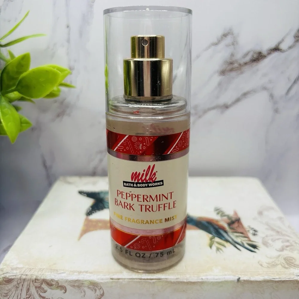 Bath & Body Works Milk Bar Peppermint Bark Truffle Mini Fragrance Mist 2.5 Oz